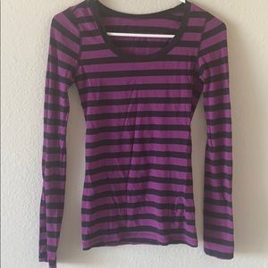Purple & black long sleeve